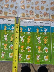 HUGE! Lot of 105 Packs of Hallmark Stickers Sealed Holidays Halloween Puffy LOOK
