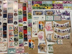 Easter Holiday Card, Note, & Sticker Lot – 9 Cards w/ Envelopes