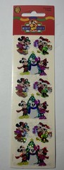 Vintage Sandylion Stickers Christmas Mickey Minnie Donald Goofy Pluto Lot Of 3