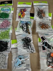 16 Eyelet Outlet decorative & solid brad packages bundle lot