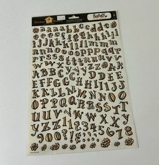 Lot of Letter Scrapbook stickers and embellishments