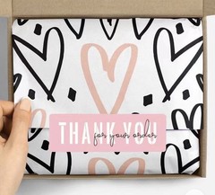 1 Rolls (120PC) 1X3 Inch Thank You for Your Order Stickers for Packaging Gifts