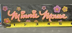 Disney Jolee’s Boutique EK Success Sticker Adhesive Title Minnie Mouse Scrapbook