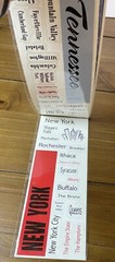 JoAnn States USA Travel Scrapbook Essentials Value Sticker Packs Craft Lot Of 7