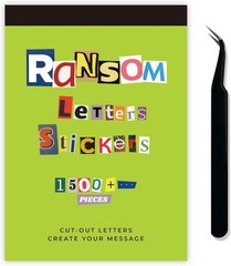 1500Pcs Letter Stickers for Scrapbooking,Ransom Note Sticker Book, Junk Journ…