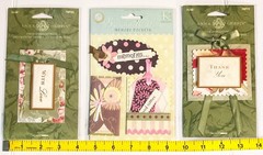 3 Packs Scrapbooking Dimensional Embellishments 2 ANNA GRIFFIN & 1 Brenda Walton