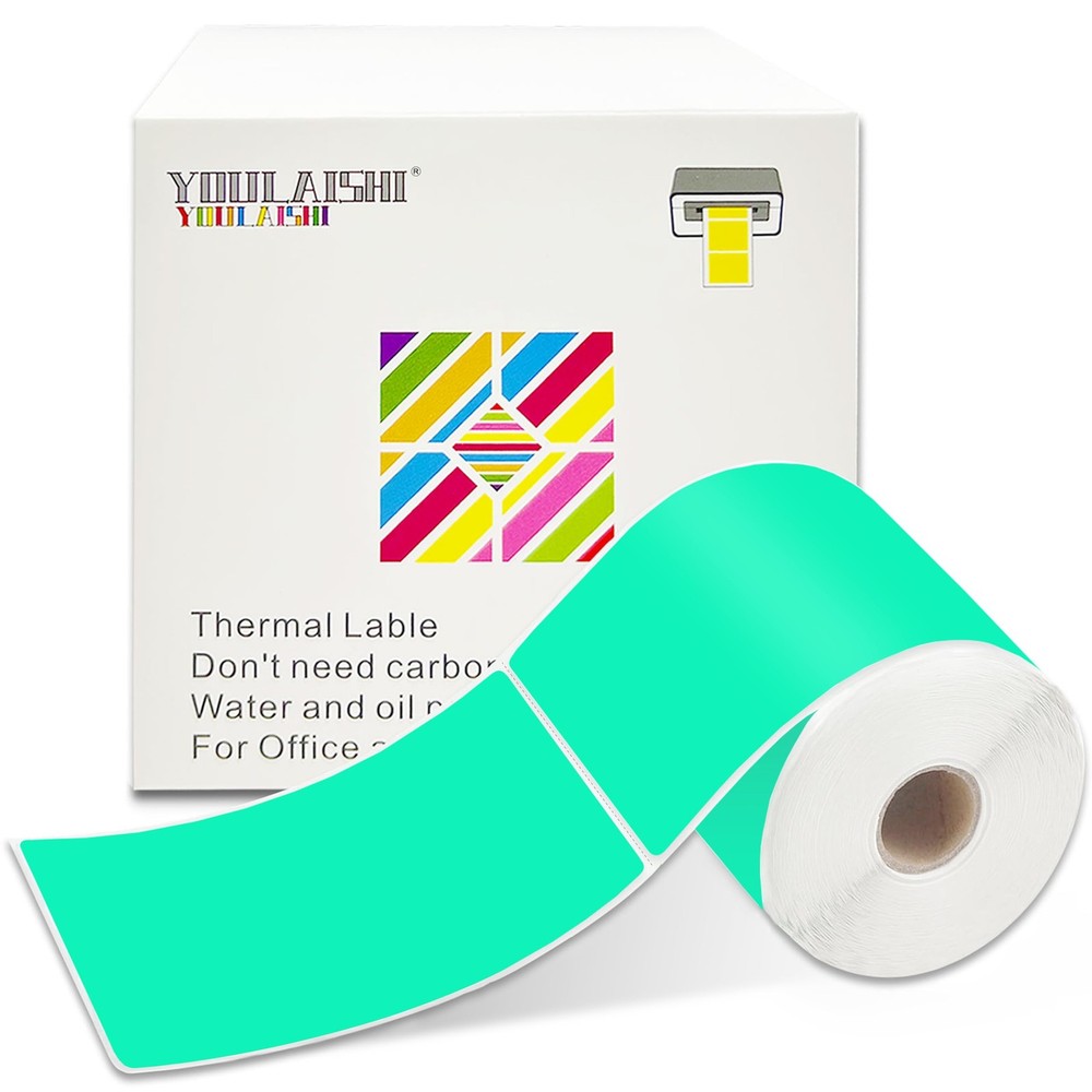 3 x 5 inch Home Moving Box Labels for Storage Bins 300pcs Colored Blank Label…