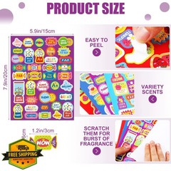 Eersida 750 Pcs Scented Smelly Reward Stickers for Kids Classroom, Motivation…