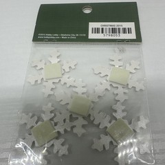 Christmas Crafts Snowflake Embellishment 3D Stickers Glitter