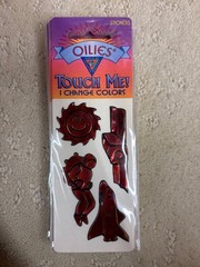 vintage oilies liquid crystal stickers sun and space theme