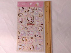 Sanrio Characters Gold-trimmed Foil Stickers from Japan Kuromi,Kitty,Cinnamo etc