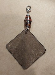 «One of a Kind» Handmade » Lion» Portrait Junk Journal Spine Dangle