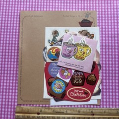 Vintage Chocolate Scratch Sniff Stickers & Stationery Hallmark Trend Scholastic