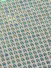 4x 3mm Self Adhesive Rhinestone Crystal Bling Gemstones 4 Sheets 1541 Pieces EA
