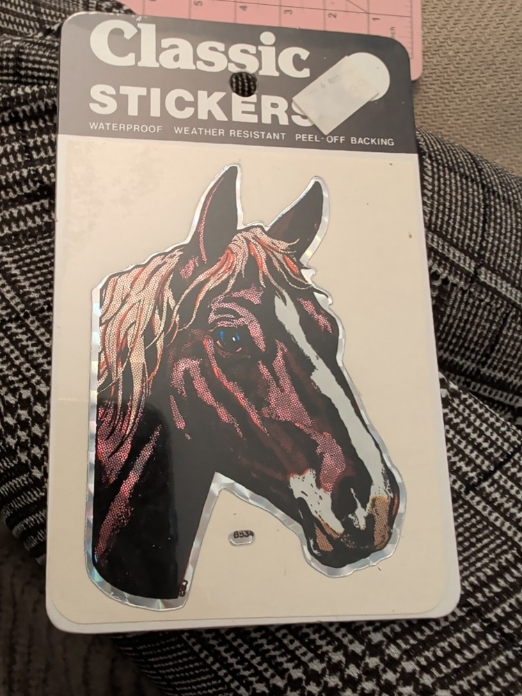 Vintage Classic Stickers BJ Decal Specialties Horse New Pack