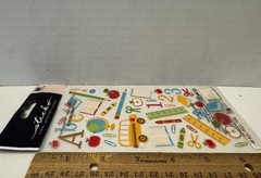 EK Success Sticko Stickers School 48 Pieces, Scrapbooking, Crafts, New