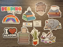 Reading – Books – Stickers – 10 PCs – 5 styles available! See Description