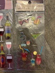 Mambi Stickers Cheers Girls Night Out Party Wine Cocktails Sticko My Big Ideas