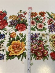 Vintage PZB Die Cuts, Die Cut, Flowers, Floral, Made In Germany, Ephemera, Paper