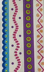 GROOVY GRAPHICS Stickers(6pc) Mrs.Grossman’s•Boarder•Zig-Zag •Polka-Dot•Scallop•