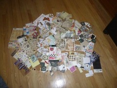 LARGE LOT OF SCRAPBOOKING JOURNALING EPHEMERA EMBELLISHMENTS VINTAGE AND MORE