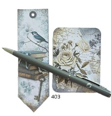 Vintage Style Journal Cards Blue VictorianSupplies Scrapbooks Junk Journal 403