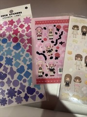 korean sticker sheets 3 + Extra Stickers**