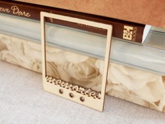 WOOD ELEMENTS GATE & MEMORIES Frame Rectangle Ea- 8×9.5cmO/side&7x7cmInside ConA
