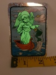 90s Y2k Glow in the Dark Prism Angel Vending Machine Sticker Religious Afterlife