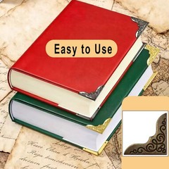 Book Corner Protector Metal Corner Cover for Scrapbook Album Menu Folder Incl…