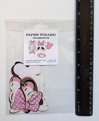 Paper Wizard Minnie Mouse Accessories Disney Layered Scrapbooking Embellishments