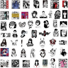 50Pcs Manga Tomie Stickers Mixed Pack,Junji Ito Cartoon Characters Stickers M…
