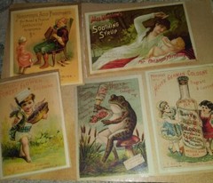 5 Vintage Ads Tags Ephemera Junk Journal Scrapbooking