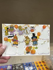 vintage halloween stickers lot Hallmark AGC 15 Full Sheet 3 Partial 236 Total
