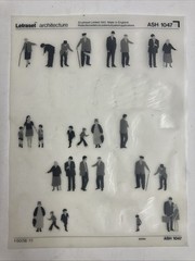 Letraset PEOPLE Mixed Lot 5 Sheets Partially Used ASH 2169 1014 1047