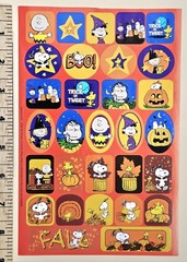 Peanuts «Snoopy & Friends»/ Halloween & Thanksgiving Sticker sheet Large Format