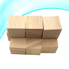 10Pcs Light Brown Pine Wood Pieces for DIY Craft Projects and Decoration
