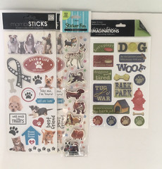 Lot of 32 Dog Sticker Sheets New Cloude9 Design Sandylion Elevations & Others