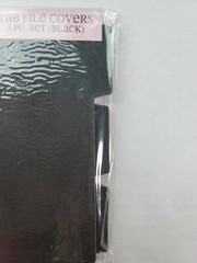 Teresa Collins Black Tab File Covers 5×7 Crafting Mini Books Heavy Chipboard 9Pc