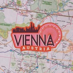 Vienna Weatherproof Vinyl Travel Sticker – Gift or Souvenir