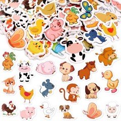 Fancy Land Farm Animal Foam Stickers Cute Animal Self Adhesive Sticker for Ki…