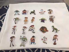 Toy Story Stickers Lot Of 100 Woody Buzz Lightyear Hamm Slinky Dog Mr PotatoHead