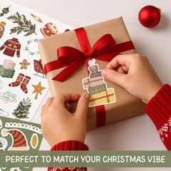 Fun Christmas Stickers for Kids – Large Set of 400 Holiday Stickers for