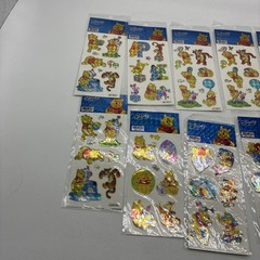 Disney Pooh Piglet Eyeore Stickers lot of 10 New