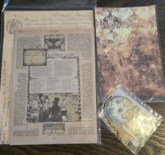 100+ Pc Junk Journal Bundle Nature Birds Rustic Vtg Scrapbook Paper Stickers Lot
