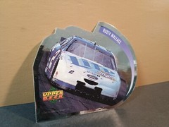 Vintage Stickers NASCAR Rusty Wallace Thunderbird Sticker Upper Deck VTG 1990s