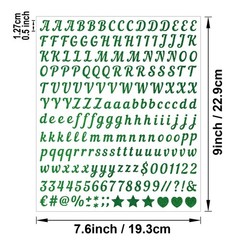 Letter Stickers Self Adhesive Alphabet Number Sticker for DIY Crafts, Scrapbooks