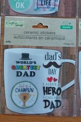 NIP Mixed Lot of 6 Magic On Ceramic Stickers Crafter’s Square 20 stickers in all