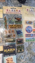 Alaska scrapbook Stickers Die Cuts 3D, Crystal, Decals Scrapbooking Lot