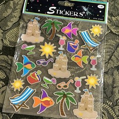 NOS Imaginisce Berrylicious Stickers, NICOLE INDUSTRIES, Patchwork ALPHABET